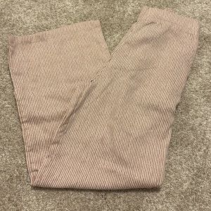 Striped Split Hem Beach Pant